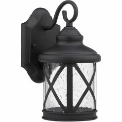 Deals 🛒 Chloe Lighting CHLOE Milania Adora Transitional 1 Light Black Outdoor Wall Sconce 16" Height 🎁