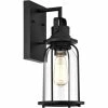 Best deal 👏 Chloe Lighting CHLOE Clarke Transitional 1 Light Textured Black Outdoor Wall Sconce 15" Height 🥰