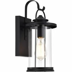 Brand new ⭐ Chloe Lighting CHLOE Ainsley Transitional 1 Light Textured Black Outdoor Wall Sconce 15" Height 🔔