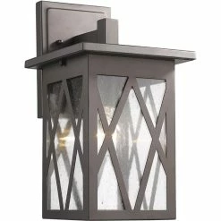 Budget 😀 Chloe Lighting CHLOE Anthony Transitional 1 Light Rubbed Bronze Outdoor Wall Sconce 14" Tall 👏