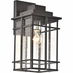Coupon ❤️ Chloe Lighting CHLOE Kenneth Transitional 1 Light Rubbed Bronze Outdoor Wall Sconce 14" Height 👏