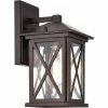 Best Pirce 😍 Chloe Lighting CHLOE Vincent 1 Light Oil Rubbed Bronze Outdoor Wall Sconce 12" Height 🛒