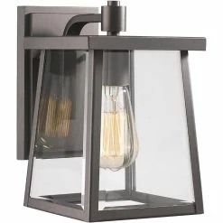 Promo 💯 Chloe Lighting CHLOE Gabriel Transitional 1 Light Rubbed Bronze Outdoor Wall Sconce 10" Tall 🌟