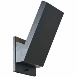 Discount 🥰 Chloe Lighting CHLOE Wyatt Transitional LED Textured Black Outdoor/Indoor Wall Sconce 9" Height ✨