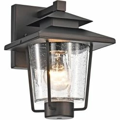 Buy 🎉 Chloe Lighting CHLOE Thomas Transitional 1 Light Rubbed Bronze Outdoor Wall Sconce 10" Height 😍