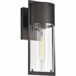 Brand new 🛒 Chloe Lighting CHLOE Tyler Transitional 1 Light Rubbed Bronze Outdoor Wall Sconce 14" Height ✔️