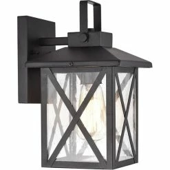 Top 10 ✨ Chloe Lighting CHLOE Lawrence 1 Light Textured Black Outdoor Wall Sconce 11" Height 👏