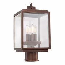 Buy 😀 Kalco Lighting Chester Large Aluminum Outdoor Post-Pier Mount In Copper Patina ✔️