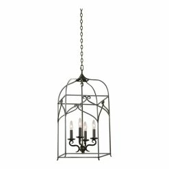 Flash Sale 🛒 Kalco Lighting Somers 14" Small Metal Hanging Lantern In Heirloom Bronze 🔔