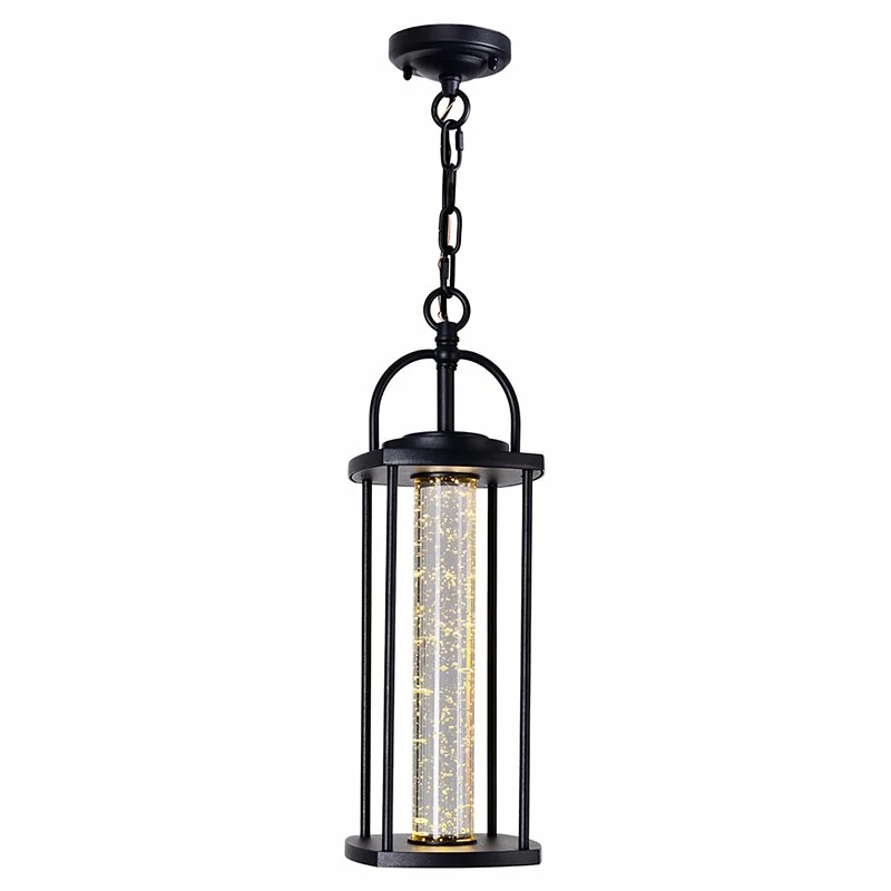 Best Pirce π CWI Lighting Greenwood 1-light Farmhouse Metal LED Outdoor Pendant In Black π