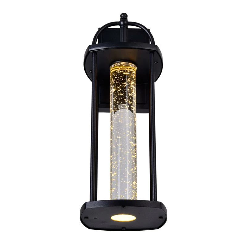 Cheap π CWI Lighting Greenwood 1-Light Farmhouse Metal LED Outdoor Wall Lantern In Black π - Image 2