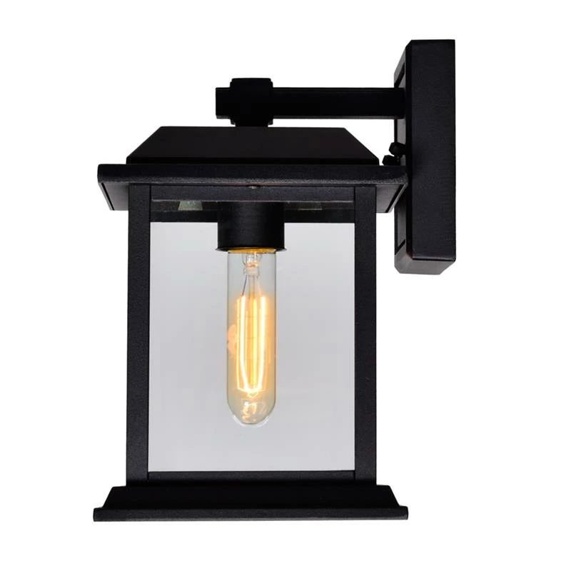 Flash Sale β¨ CWI Lighting Blackbridge 1-Light Metal Outdoor Wall Lantern In Black π - Image 2
