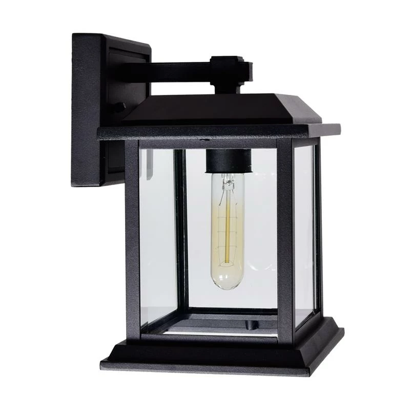 Flash Sale β¨ CWI Lighting Blackbridge 1-Light Metal Outdoor Wall Lantern In Black π - Image 5
