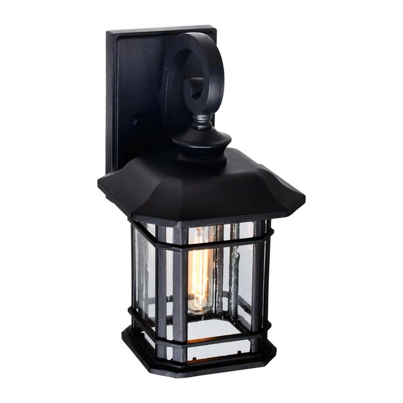 Cheapest π CWI Lighting Blackburn 1-Light Farmhouse Metal Outdoor Wall Lantern In Black π - Image 3
