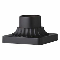 Best deal βοΈ CWI Lighting Granville 3.25" Farmhouse Metal Mount Base With Dimmer In Black π