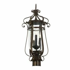 Deals 🔥 Kalco Lighting Hartford Outdoor 11" Medium 3-light Post-Pier Mount In Bronze 😍