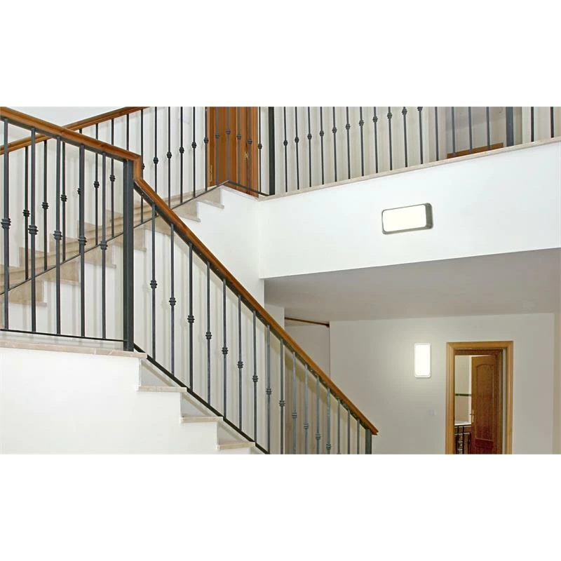 Flash Sale π ESenLite Modern Plastic Wall/Ceiling Mount LED Security Light Series In White β¨ - Image 5