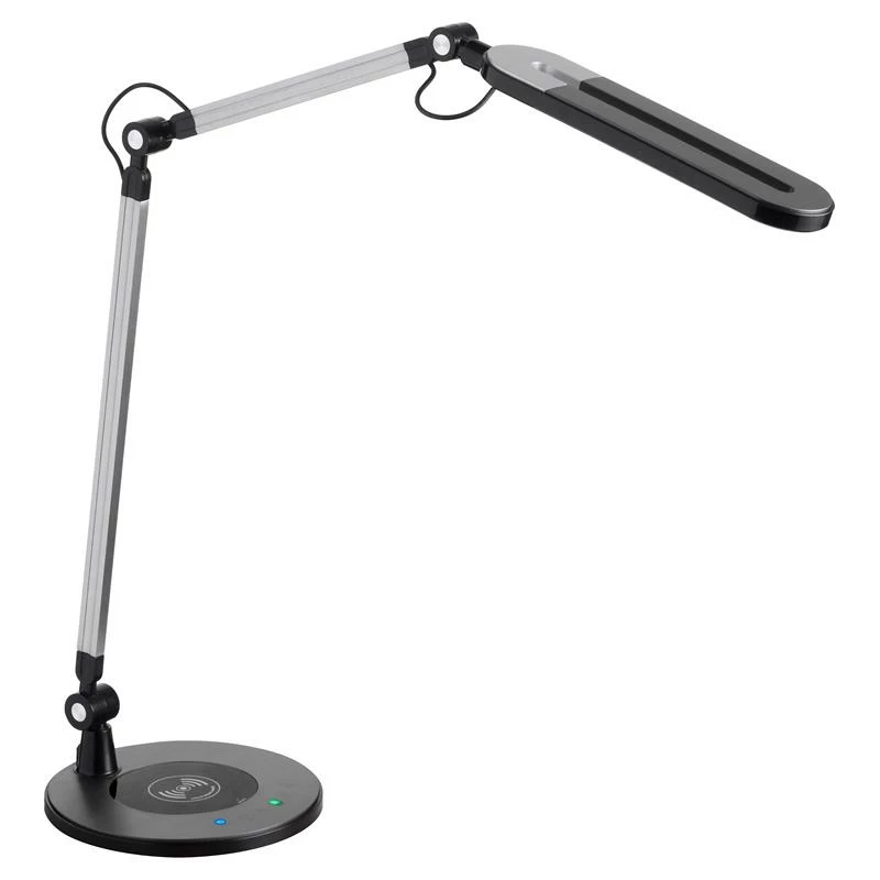 Budget π Dainolite Plastic Contemporary 10 Watt Delta Black Table Lamp π