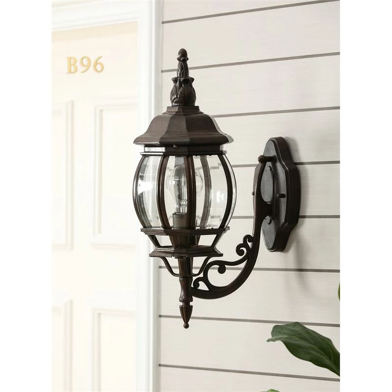 Top 10 β€οΈ Luxen Home LuxenHome Aged Copper Finish Metal Outdoor Wall Sconce Light π - Image 2