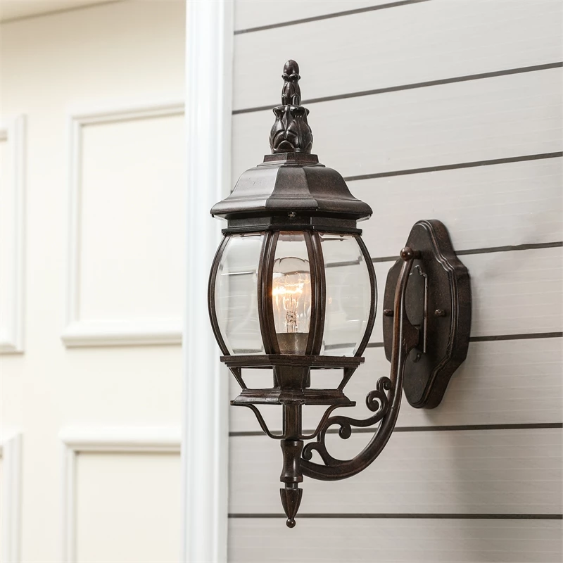 Top 10 β€οΈ Luxen Home LuxenHome Aged Copper Finish Metal Outdoor Wall Sconce Light π - Image 12