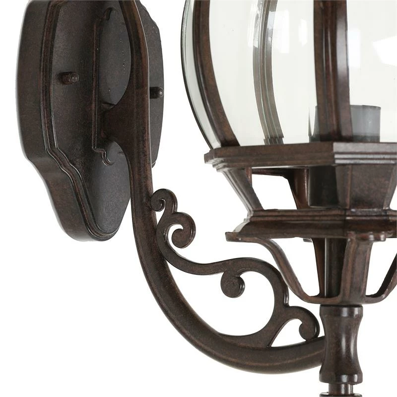 Top 10 β€οΈ Luxen Home LuxenHome Aged Copper Finish Metal Outdoor Wall Sconce Light π - Image 5
