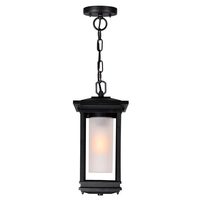 Wholesale π― CWI Lighting Granville 1-light Farmhouse Metal Outdoor Hanging Light In Black π - Image 2