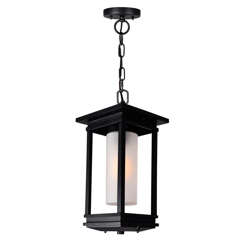 Wholesale π― CWI Lighting Granville 1-light Farmhouse Metal Outdoor Hanging Light In Black π - Image 5