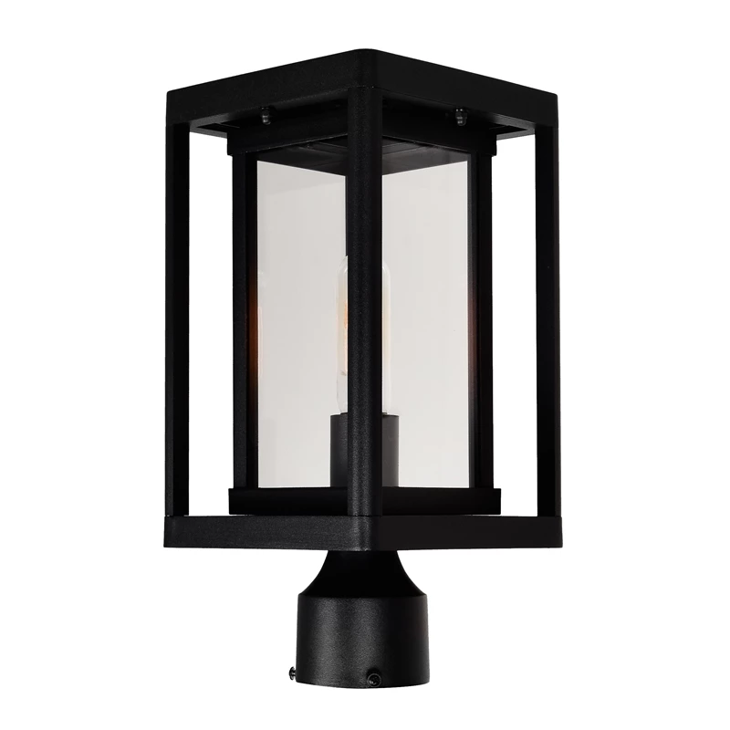 Cheap β€οΈ CWI Lighting Mulvane 1-light Farmhouse Metal Outdoor Lantern Head In Black π - Image 2