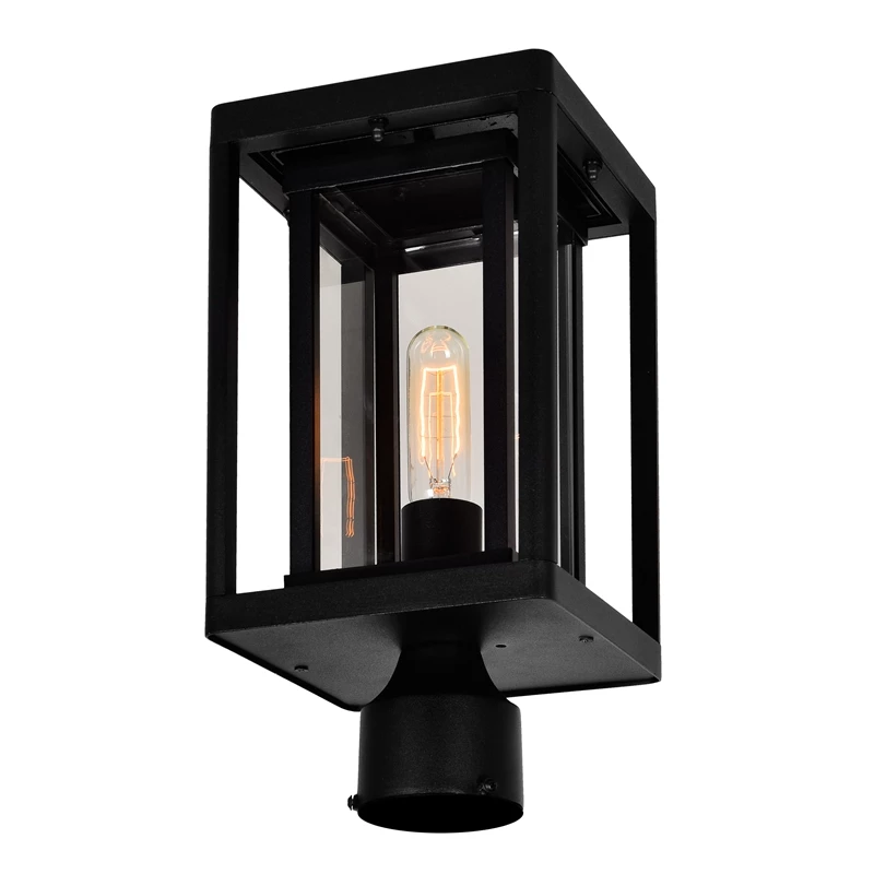 Cheap β€οΈ CWI Lighting Mulvane 1-light Farmhouse Metal Outdoor Lantern Head In Black π - Image 3