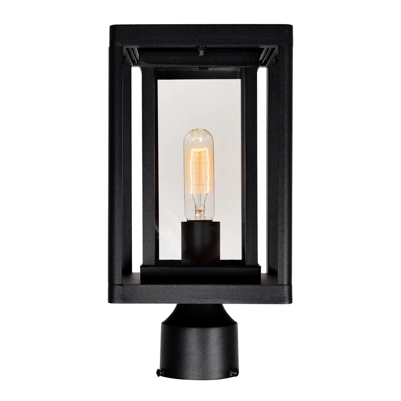 Cheap β€οΈ CWI Lighting Mulvane 1-light Farmhouse Metal Outdoor Lantern Head In Black π - Image 4