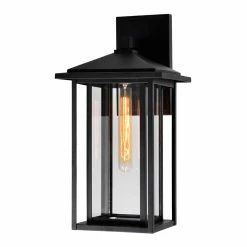 Top 10 π₯° CWI Lighting Crawford 18.1" 1-light Farmhouse Metal Outdoor Wall Light In Black β
