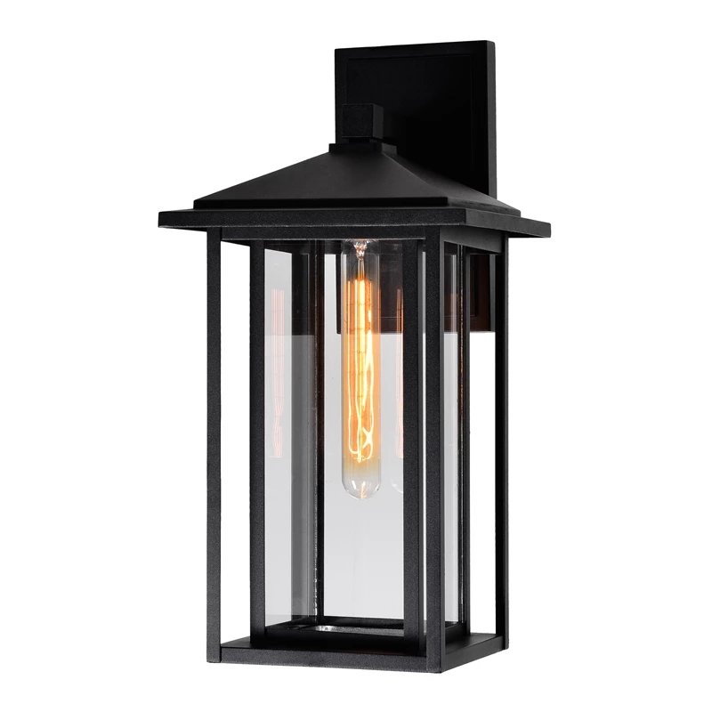Top 10 π₯° CWI Lighting Crawford 18.1" 1-light Farmhouse Metal Outdoor Wall Light In Black β