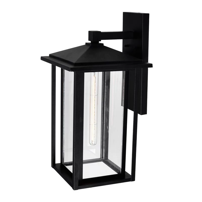 Discount β CWI Lighting Crawford 21.7" 1-light Farmhouse Metal Outdoor Wall Light In Black π - Image 2