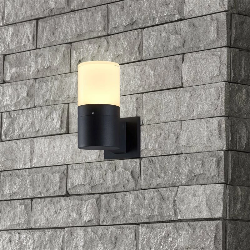 Promo π― VONN 9" 5W Integrated LED Aluminum Outdoor Wall Sconce In Matte Black π - Image 4