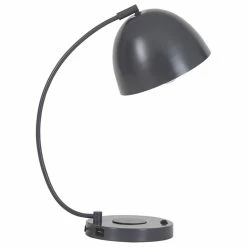 Cheapest 👍 Ashley Furniture Austbeck Single Metal Desk Lamp In Gray ✔️