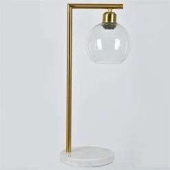 Discount ⭐ Evolution Metal & Marble Task Lamp In Gold ⌛
