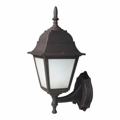Best reviews of 🤩 Woodbridge Lighting Basic Energy Saving Outdoor Wall Sconce In Rust Brown ⌛