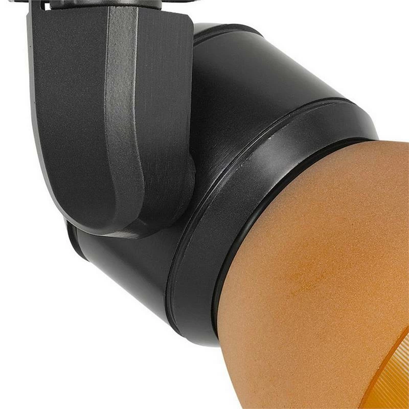 Deals π Benzara 10W Integrated LED Track Fixture With Polycarbonate Head In Black And Orange β - Image 4