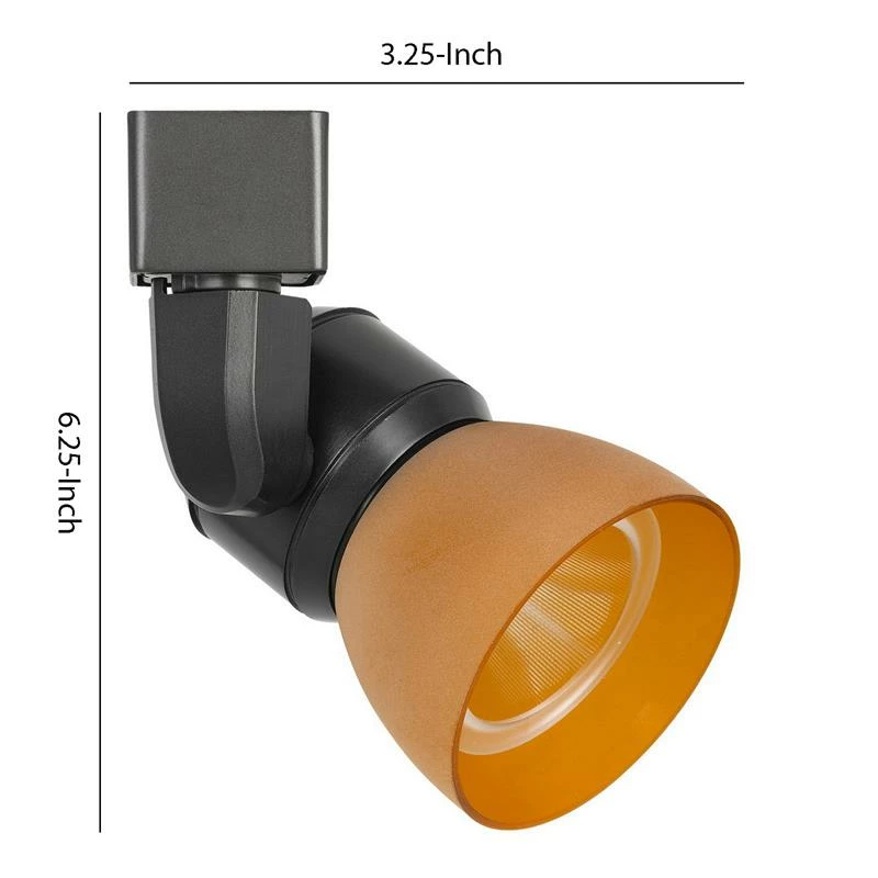 Deals π Benzara 10W Integrated LED Track Fixture With Polycarbonate Head In Black And Orange β - Image 6