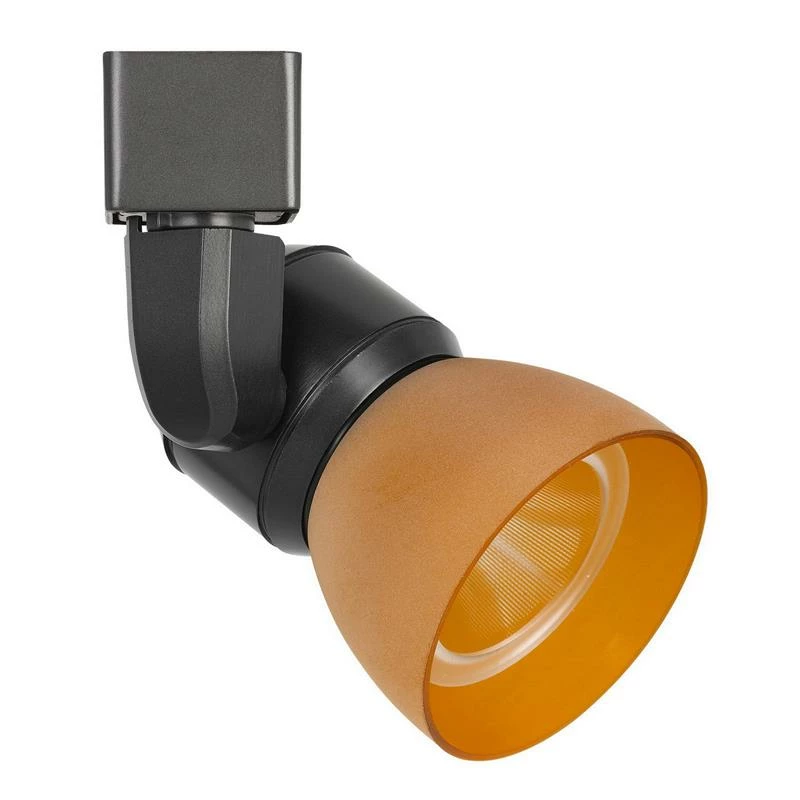Deals π Benzara 10W Integrated LED Track Fixture With Polycarbonate Head In Black And Orange β - Image 2