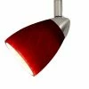Promo 🛒 Benzara Hand Blown Glass Shade Track Light Head With Metal Frame In Red And Silver 👏