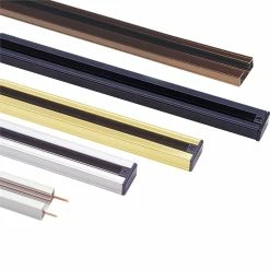 Cheap 🤩 Benzara 8 Feet Metal 3 Wire Track Lighting Extension Rod In Bronze 🛒