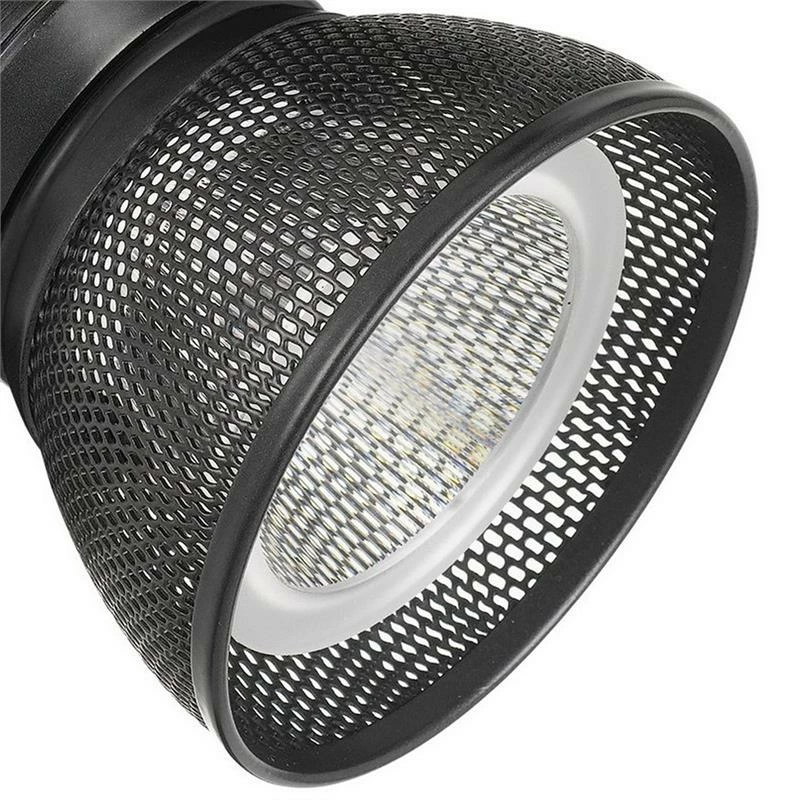 Outlet π Benzara 10W Integrated LED Metal Track Fixture With Mesh Head In Dark Black π€© - Image 5