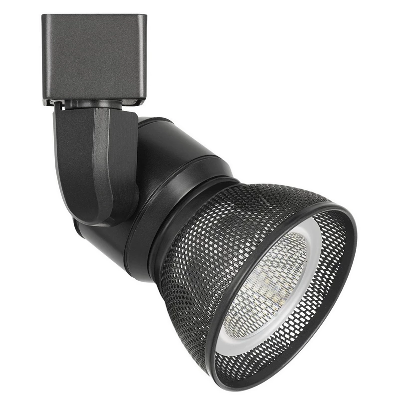 Outlet π Benzara 10W Integrated LED Metal Track Fixture With Mesh Head In Dark Black π€©