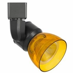 Deals 🎁 Benzara 10W Integrated LED Track Fixture With Polycarbonate Head In Black And Yellow ✔️