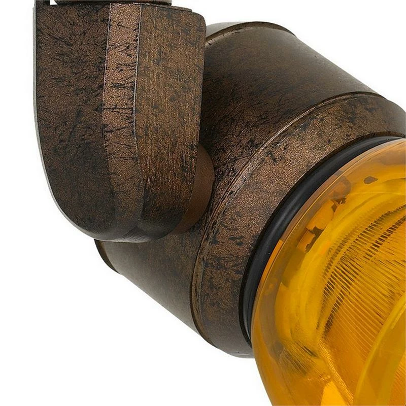 Promo π Benzara 10W Integrated LED Track Fixture With Polycarbonate Head In Bronze And Yellow β€οΈ - Image 4