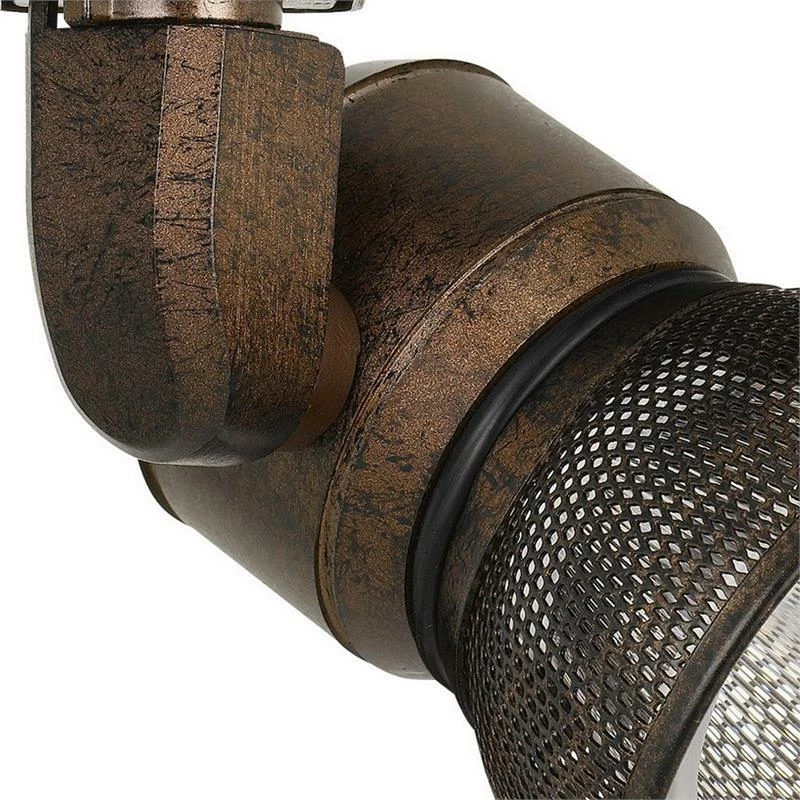 Top 10 β Benzara 10W Integrated LED Metal Track Fixture With Mesh Head In Bronze β€οΈ - Image 4