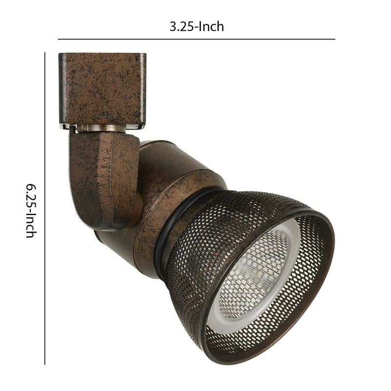 Top 10 β Benzara 10W Integrated LED Metal Track Fixture With Mesh Head In Bronze β€οΈ - Image 6