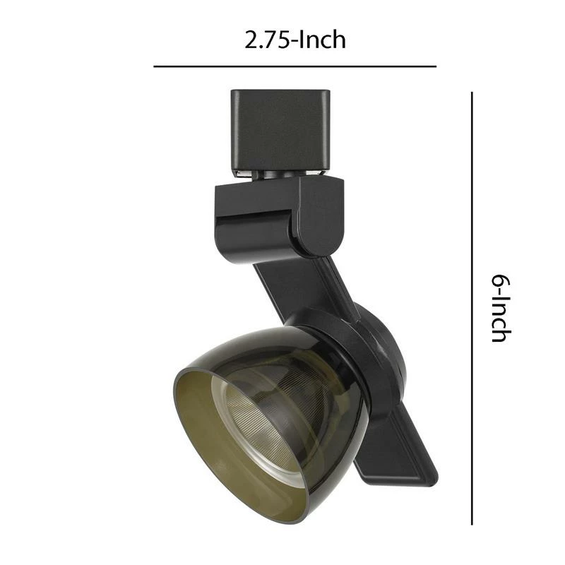 Wholesale 𧨠Benzara 12W Integrated Metal LED Track Fixture With Polycarbonate Head In Black π - Image 6