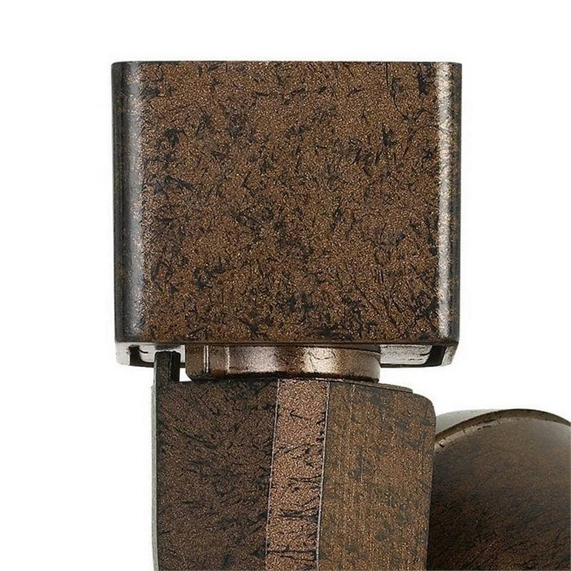 Budget π Benzara 10W Integrated LED Metal Track Fixture With Mesh Head In Bronze And Silver π - Image 3